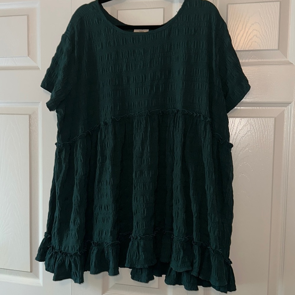 Dark Green Blouse